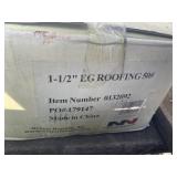 Pro fit 1.5 inch roof nails 50 pounds Lot 995