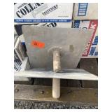 Mud boards and metal rack lot 367