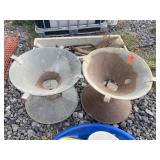 2 galvanized feed equipment lot 298