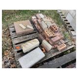 Skid of assorted bricks and pavers, tag 335
