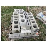 skid of cement blocks, tag 334