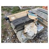 Skid of roofing supplies, tag 350