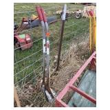 Two roof scrapers, tag 372