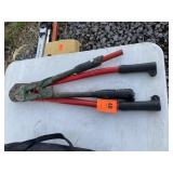 two sets of bolt cutters, tag 410