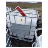 Plastic tote and contents, tag 417