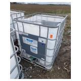 Plastic tote and contents, tag 419