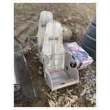 Aluminum chair frames, tag 1888