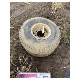 Pair of tires 7.5x10, tag 1885