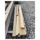 Stack of assorted lumber, tag 470