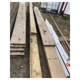 Stack of lumber, tag 466 Center in photo