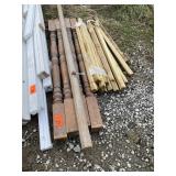 Assorted spindles, tag 437