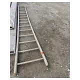 Wood ladder, tag 464