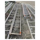 Wood ladder, tag 424