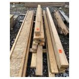 Assorted lumber, Lot 485, center in photo