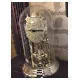 Chronos Anniversary Clock, Glass Dome Cover,