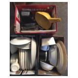 Corelle And Assorted Dishes - 3 Boxes