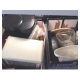 Coffee Maker, Toaster, Measuring Cups