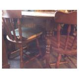 Dropleaf Dining Table And 4 Chairs 42x29