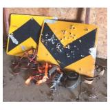 Aluminum Signs W/ Holes, Straps, Jumper Cables,