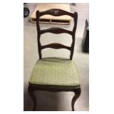 Ladder Back Chair With Wear