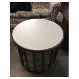 End Table, 25 Inch Diameter, With Wear