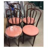 4- Bentwood Straight Chairs