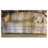 Sofa & Pillows With Wear
