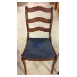 Ladder Back Chair With Wear