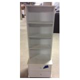 Bookshelf With Drawers, Has Wear & Staining