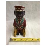 Black Americana Coin Bank Bellhop