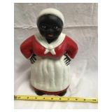 Black Americana Mammy Coin Bank 10in