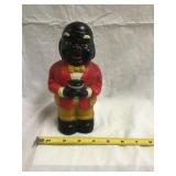 Black Americana Coin Bank 7in