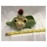 Mccoy Black Americana Spoon Rest Or Planter,