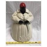 Mccoy Black Americana Cookie Jar , Base Has