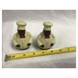 Black Americana Ceramic Shakers