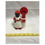 Black Americana Ceramic  Measuring Spoons Holder