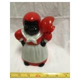 Black Americana Ceramic  Measuring Spoons Holder