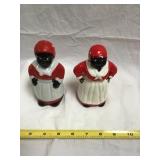 Black Americana Ceramic Bells 5in