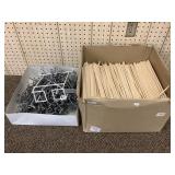 Dowel Rods, Peg Board Hooks