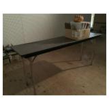 Folding Table And Binders