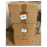 3 Cases Plastic Straws