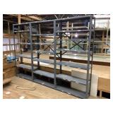 3-36x12x74 Metal Shelves