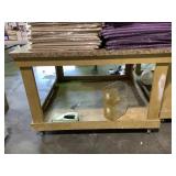 Work Table On Casters 60x60x30 No Contents