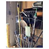 Yard Tools And Rack