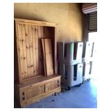 Shelving Unit, Plate Carts