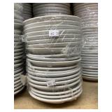 20-6 Inch White Saucers