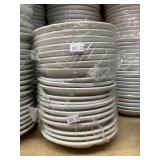 20-6 Inch White Saucers