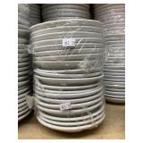 20-6 Inch White Saucers