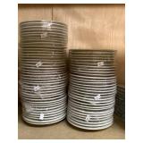 70-6.5 Inch White Fruit Saucers