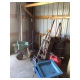 Tent Poles, Carts, Folding Chairs, Tent Stakes,